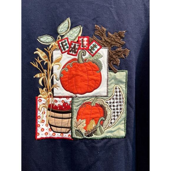 VTG Fashion Bug Sweater Jumper Woman Size 22 / 24 W Pullover Fall Thanksgiving - Picture 5 of 6